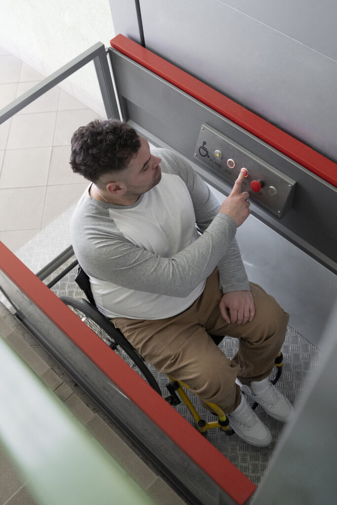 A imagem mostra um exemplo de uma plataforma de acessibilidade.